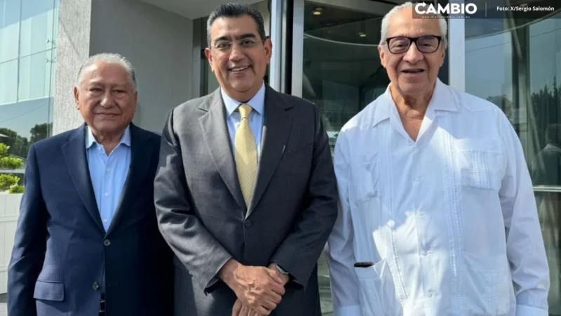 “Uno siempre aprende de la experiencia”: Sergio Salomón se reúne con exgobernadores de Puebla