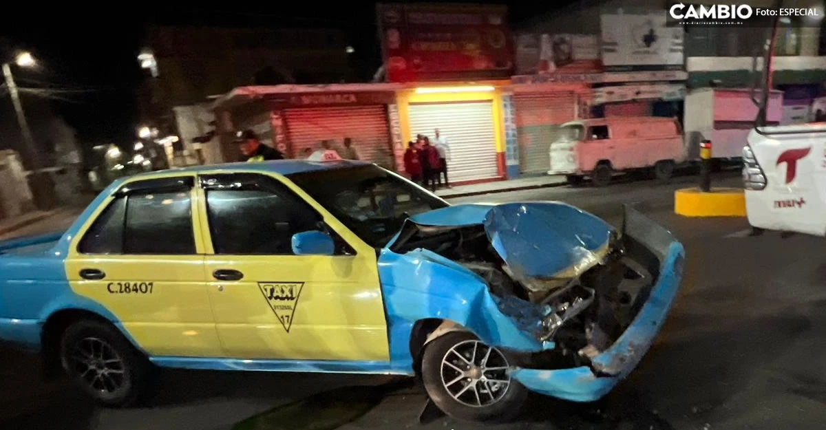 Mecánico alcoholizado choca vs taxista al salir a proba una camioneta (VIDEO)