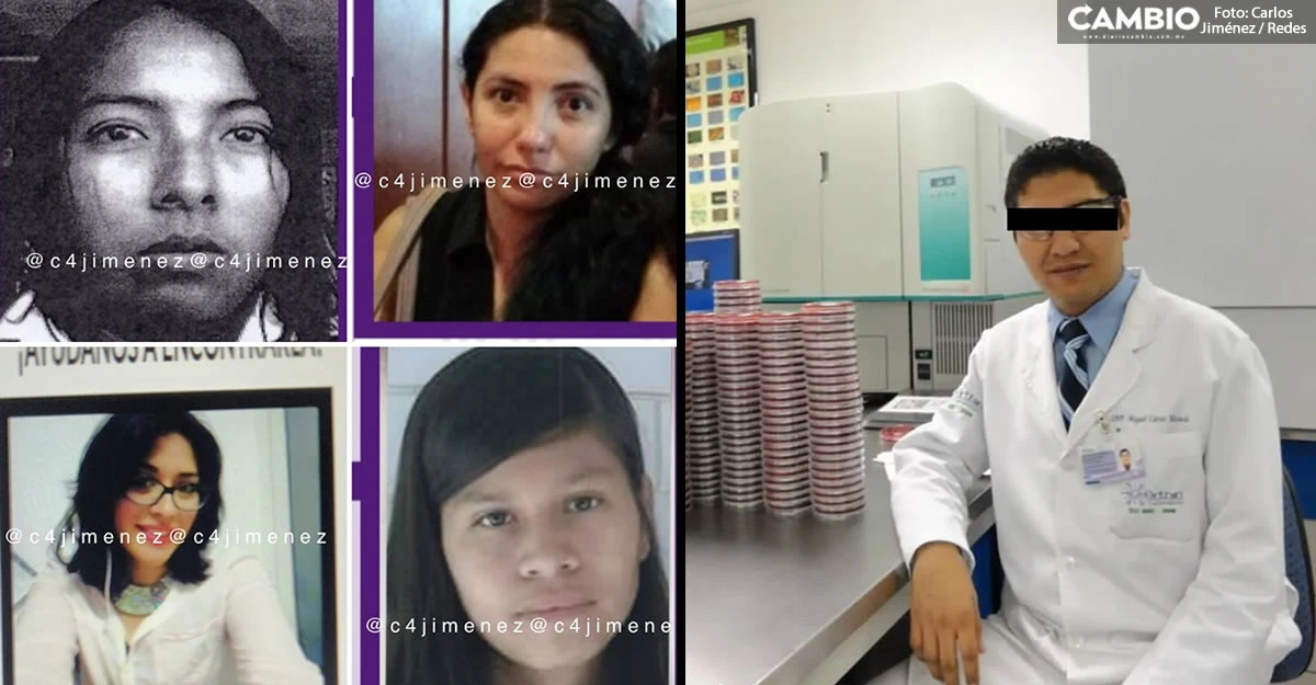 Rostro y nombres de las víctimas del feminicida de Iztacalco