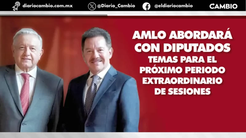 AMLO recibirá hoy a Mier y diputados federales de Morena-PT-PVEM en Palacio Nacional