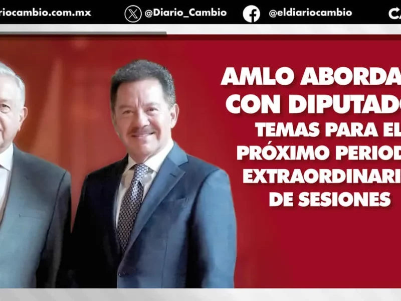 AMLO recibirá hoy a Nacho Mier y diputados federales de Morena, PT y PVEM en Palacio Nacional