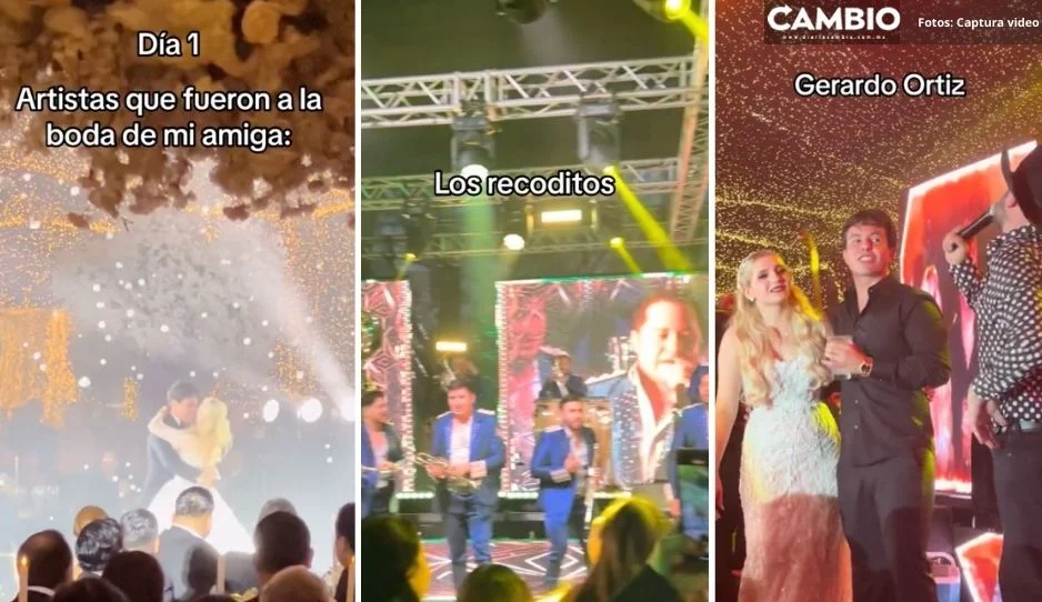 VIDEO: Así fue la lujosa boda en Monterrey con shows de Gerardo Ortiz y Gabito Ballesteros