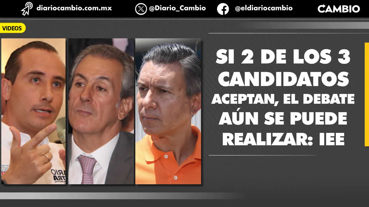 Es oficial, no habrá debate por la alcaldía de Puebla: Pepe y Rafael Cañedo dicen NO