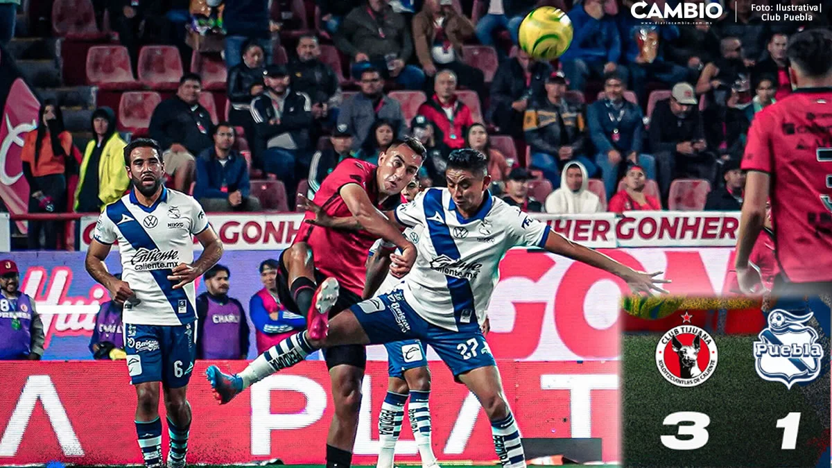 ¡Masacran al Puebla! Xolos lo derrota 3-1; concreta su peor temporada