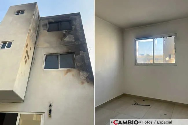 Daños en edificaciones cercanas provocados por el incendio en la chatarrera 'Los Ángeles'