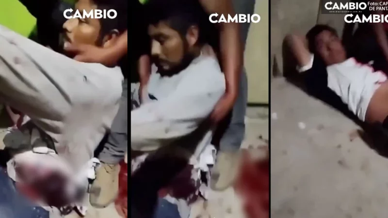Atacan brutalmente a militantes de Morena en Eloxochitlán; responsabilizan a candidato de PT (VIDEO)