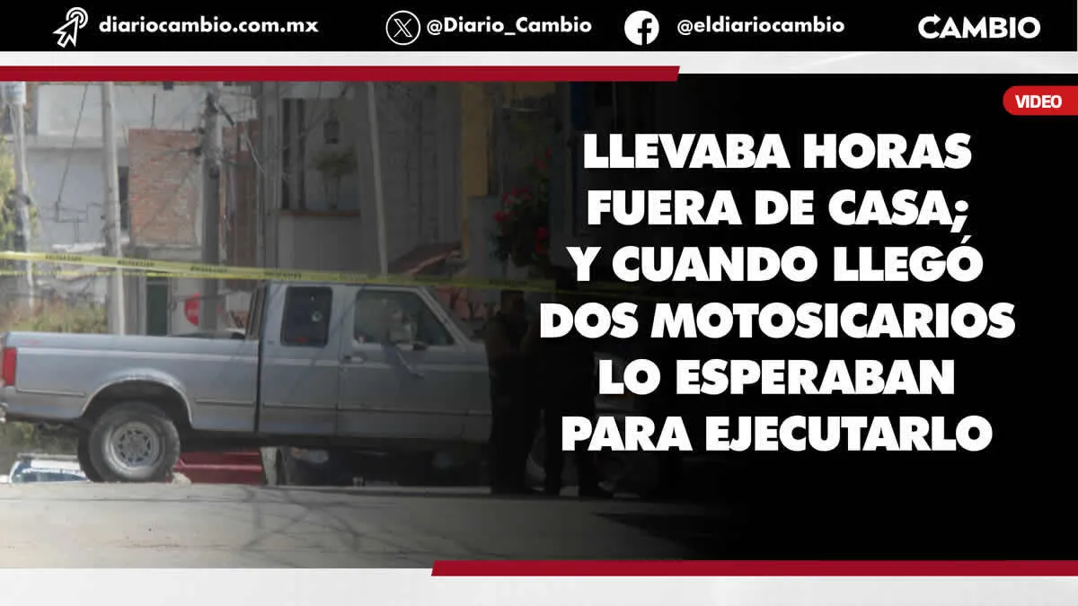 Motosicarios ejecutan a un comerciante con el tiro de gracia en Santa Cruz Buenavista