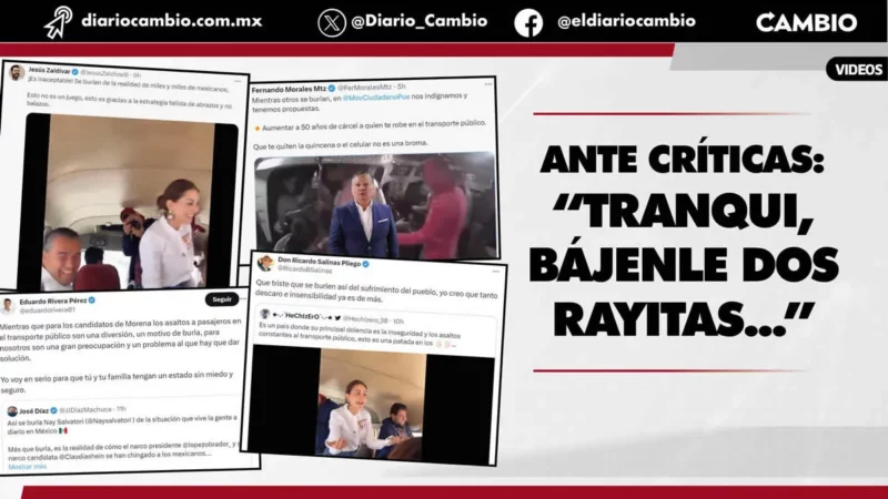 Políticos y figuras nacionales censuran video de Nay Salvatori burlándose del robo en transporte público