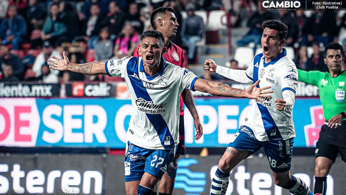 ¡Milagro en la cancha! Club Puebla lleva la ventaja ante Xolos durante primer tiempo