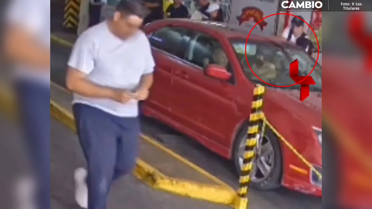 VIDEO: ¡Cuidado! Así roban aretes a poblana en estacionamiento de Reforma