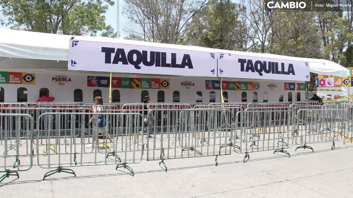 ¿Sin ganas de hacer fila? Así puedes comprar tus boletos en línea para la Feria de Puebla 2024