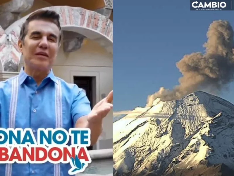 ¿Votarías por él? Adrián Uribe propone tapar el domo del Popocatépetl y abrirlo en caso de erupción (VIDEO)