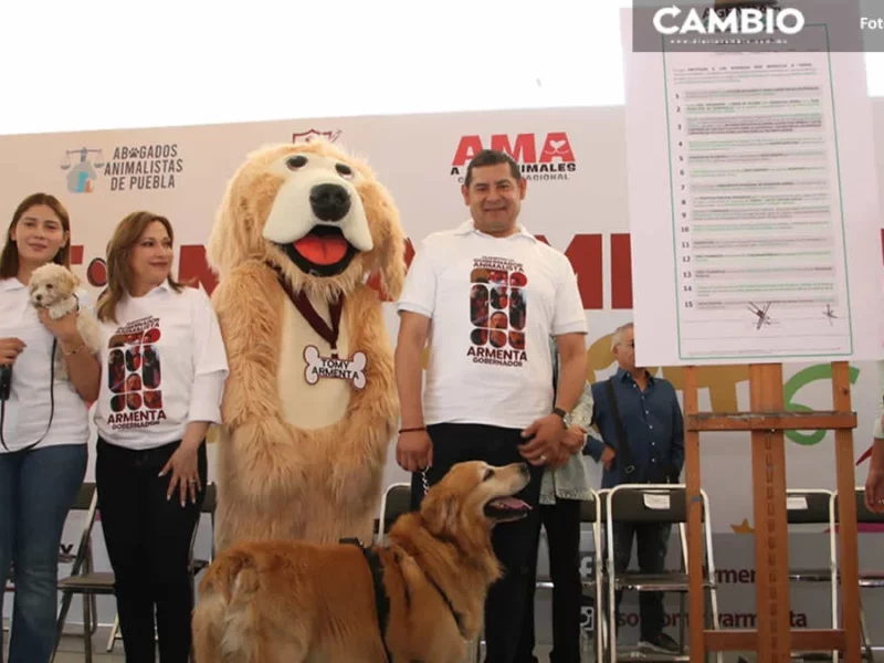 Armenta y planilla de Pepe Chedraui firman Agenda Animalista (VIDEO)