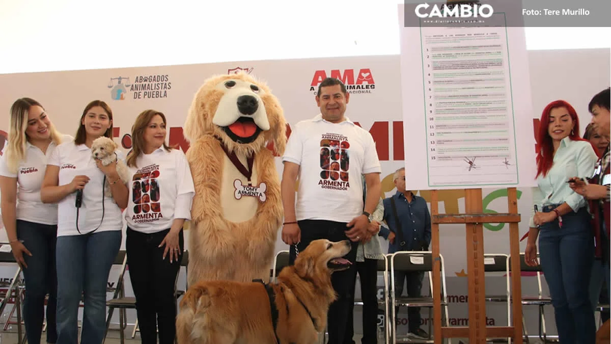 Armenta y planilla de Pepe Chedraui firman Agenda Animalista (VIDEO)