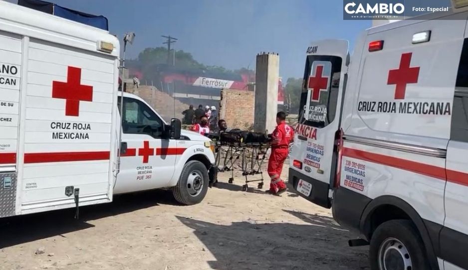 Arde en llamas refugio de personas en situación de calle deja dos heridos