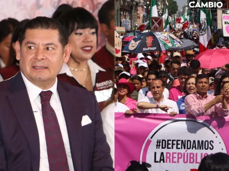 “Lalo Rivera y Mario Riestra contaminaron la marcha de la Marea Rosa”, acusa Armenta (VIDEO)