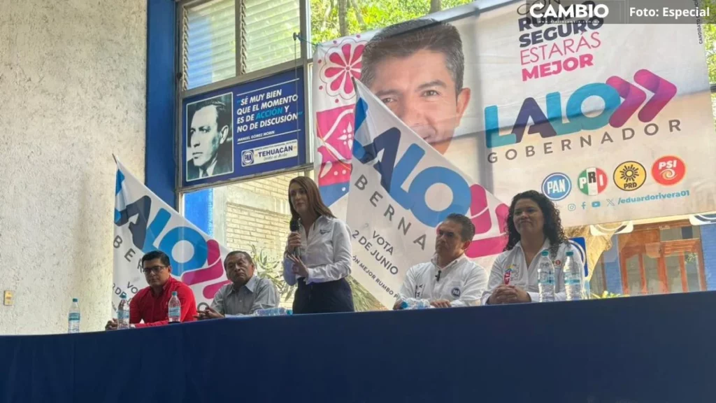 Violencia electoral acecha a candidatos del PRIANRD, acusa Augusta Díaz desde Tehuacán