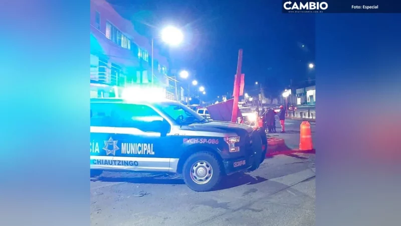 Riña deja a una policía golpeada y cuatro detenidos en Chiautzingo