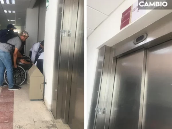 Pacientes y enfermeros viven un infierno por falta de elevadores en el ISSSTE San Manuel (VIDEO)