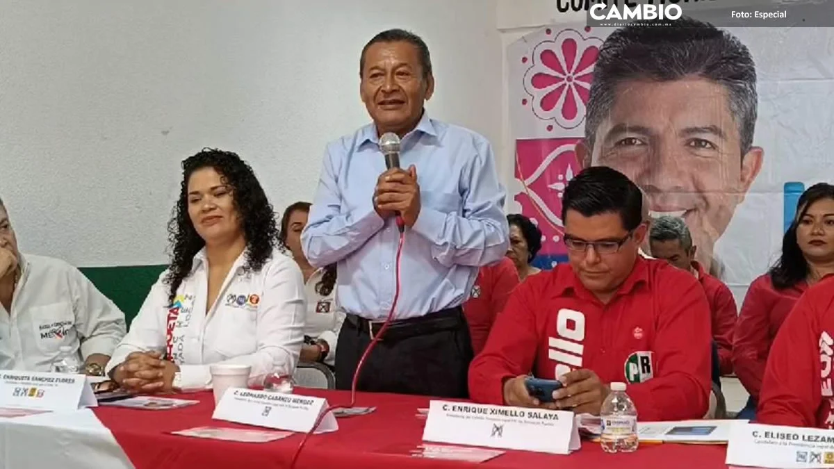 PRIANRD en Tehuacán acusa a opositores de retiro de propaganda electoral
