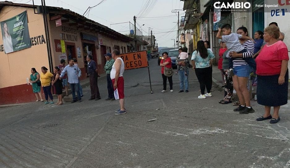 ¡Por estiaje! Colonos de Bella Vista y La Mesita se manifiestan en Huauchinango