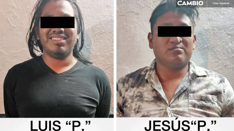 ¡Les cayó la ley! Así detuvieron a Luis y Jesús tras asaltar a poblana en la Feria de Puebla (VIDEO)