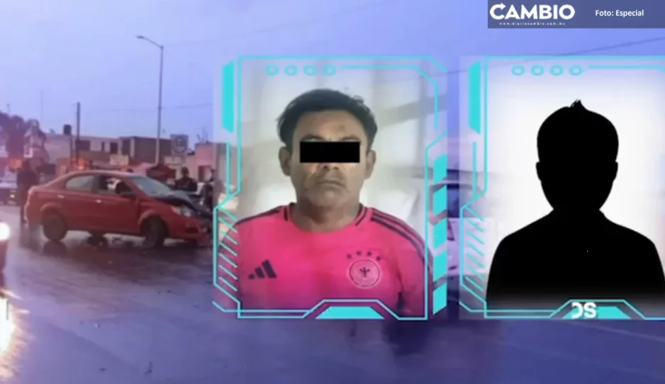 Detienen a dos hombres en automóvil con reporte de robo en Tepeaca: uno venía armado