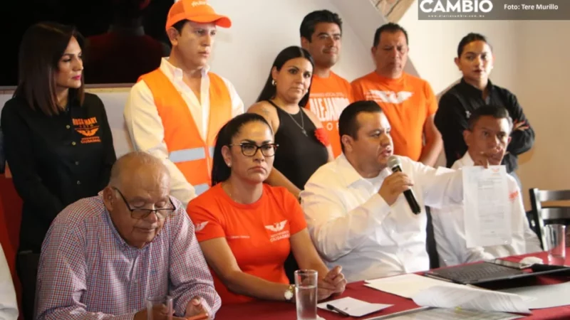 Denuncia MC al Ayuntamiento de Puebla y candidatos del PRIANRD-SI por entrega de despensas 