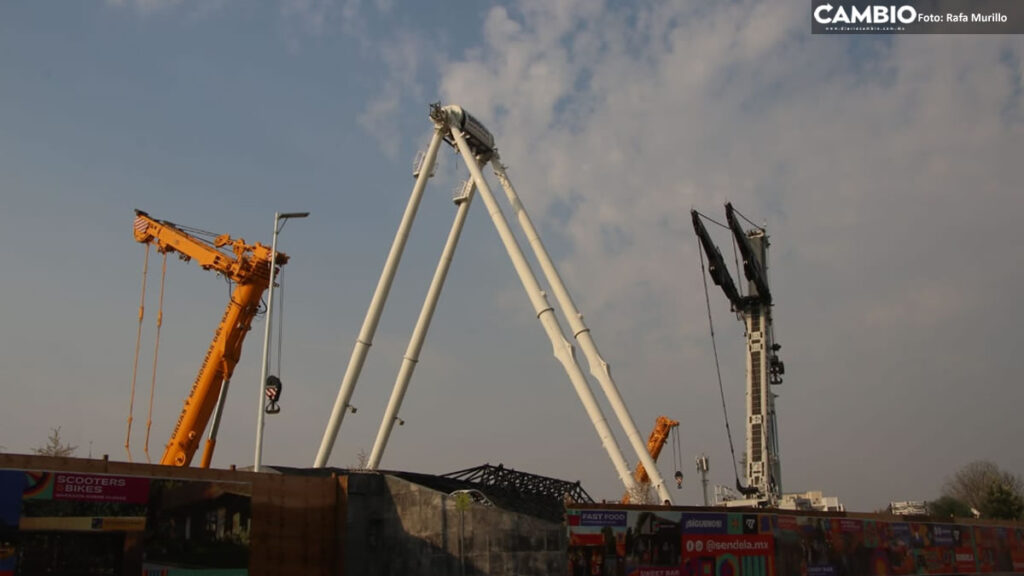 FOTOS: Así avanzan los trabajos para reactivar la Estrella de Puebla en el parque Sendela