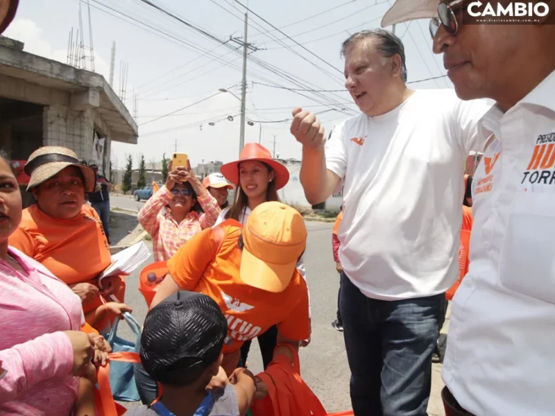 Fer Morales promete acabar con cacicazgos en Amozoc: “Ya gobernaron 6 años”