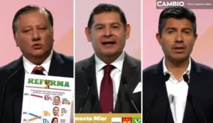 Así se despidieron los candidatos a la gubernatura de Puebla en el debate (VIDEO)