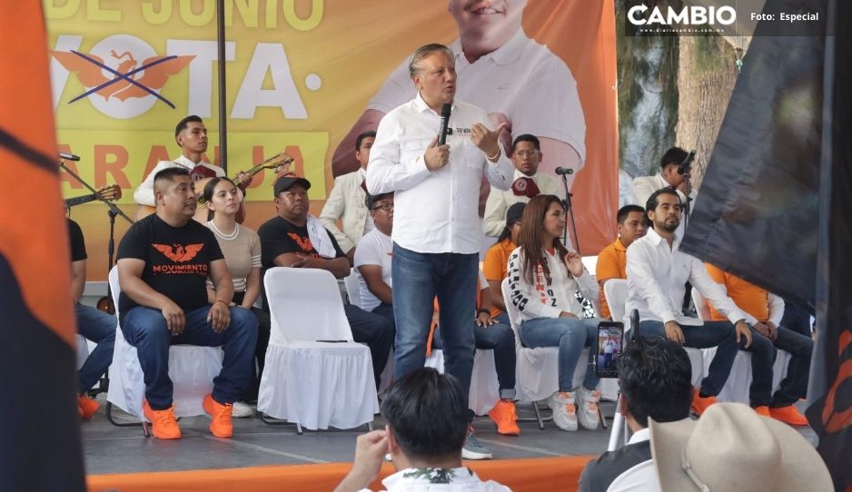Promete Fer Morales mejorar condiciones alimentarias en Calpan