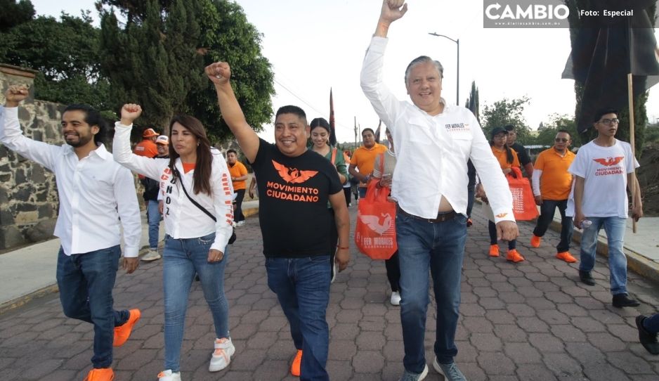 Promete Fer Morales mejorar condiciones alimentarias en Calpan