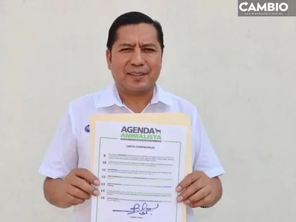 Filomeno Sarmiento se suma al impulso de la Agenda Animalista en Cuautlancingo