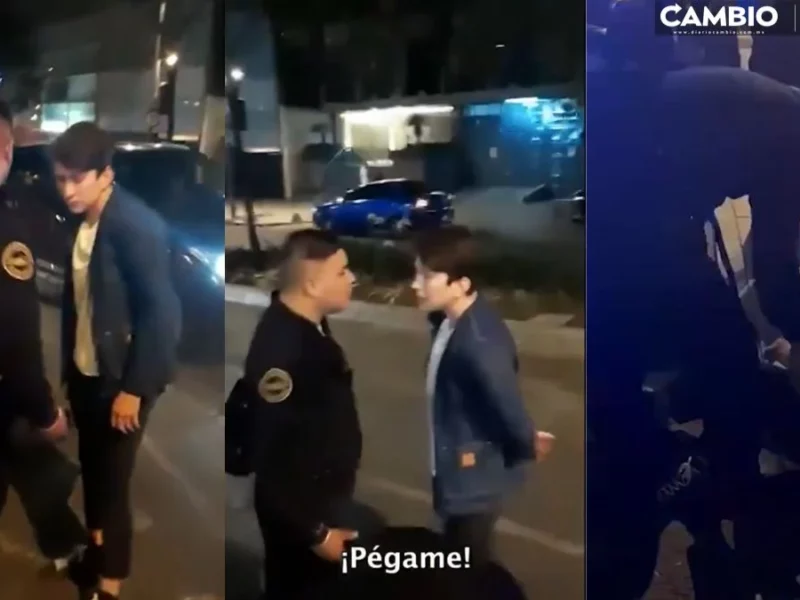 “¡Pégame, pégame!”: Hijo de Xóchitl Gálvez también agredió a policías de la CDMX (VIDEO)