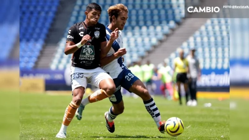 Club Puebla Sub-23 cae 2-0 ante el Pachuca en la ida de cuartos del Clausura 2024