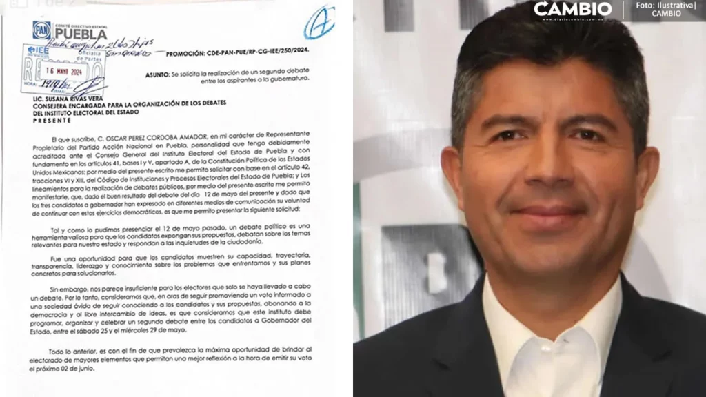 Lalo Rivera solicita ante el IEE un segundo debate vs Armenta y Fer Morales