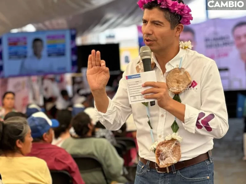 Lalo Rivera pide en Chignautla abrir los ojos: nos ofrecieron una transformación que no ha llegado