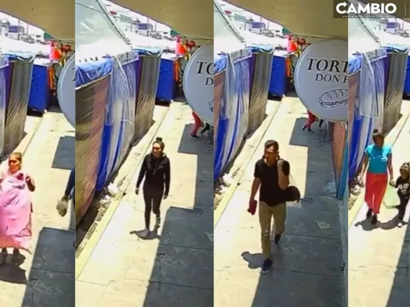 ¡Qué bajo! Así usan farderos a niños para robar ropa a comerciantes (VIDEO)