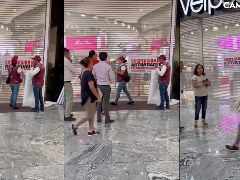 Clausuran Liverpool con clientes y personal adentro en Coyoacán (VIDEO)