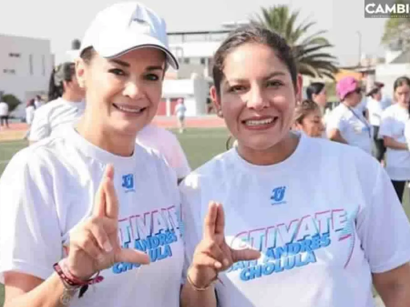 Denuncia Lupita Cuautle retiro desmedido de sus lonas en San Andrés Cholula