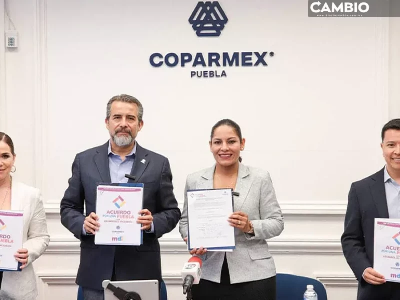 Lupita Cuautle presenta agenda de gobierno ante miembros de Coparmex