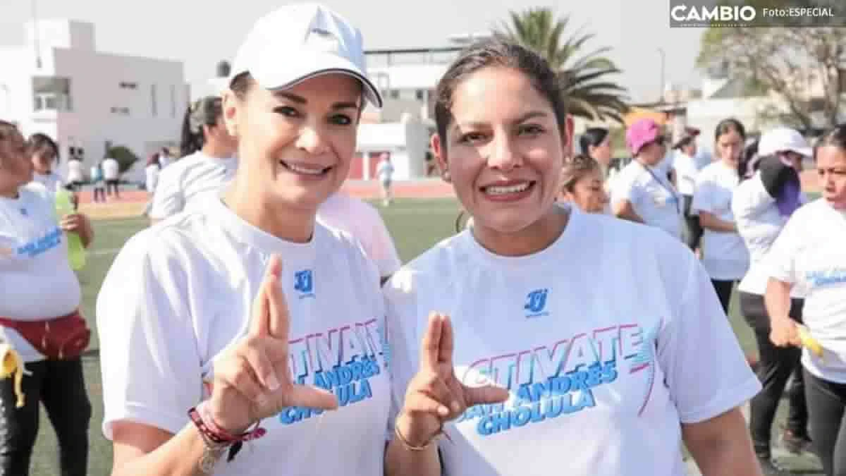 Lupita Cuautle denuncia el retiro desmedido de lonas en San Andrés Cholula