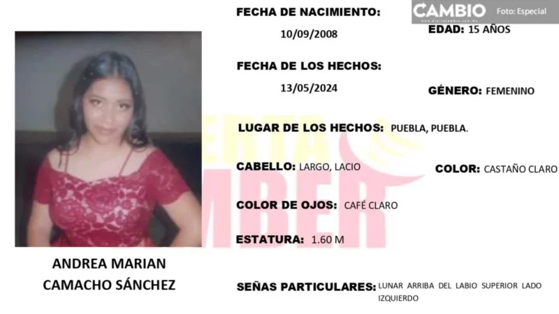 Autoridades temen por la seguridad de una quinceañera desaparecida en San Jorge
