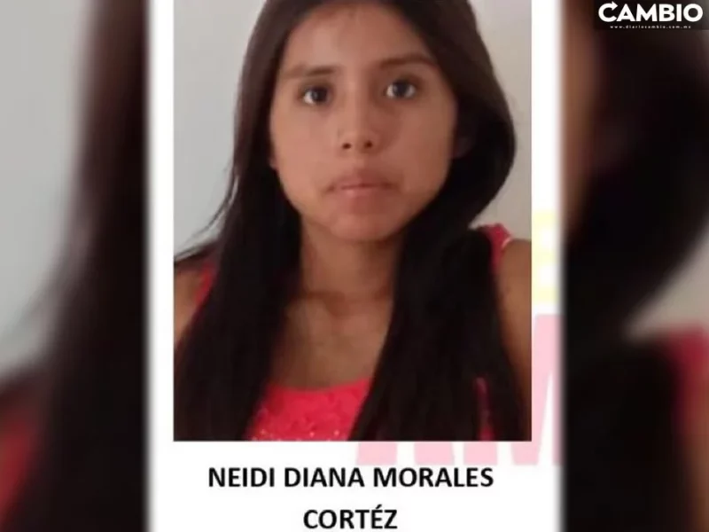 ¿La has visto? Neidi Diana de 14 años desaparece en San Andrés Cholula
