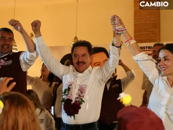 Llama Nacho Mier a poblanos a votar por candidatos de Morena el 2 de junio