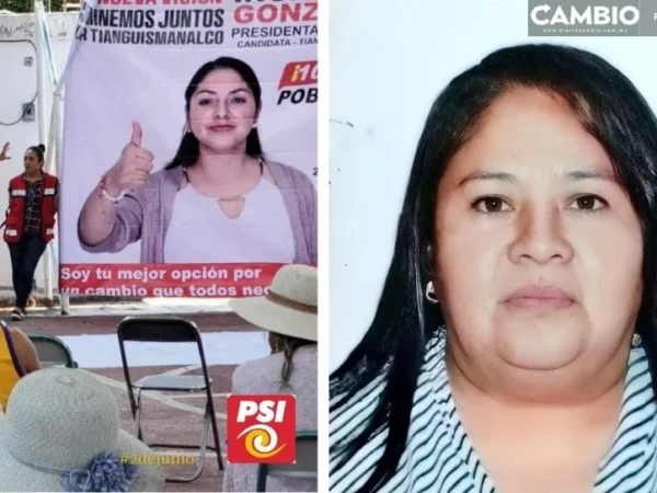 Hermana del edil ebrio de Tianguismanalco se disputa la alcaldía con Olivia González