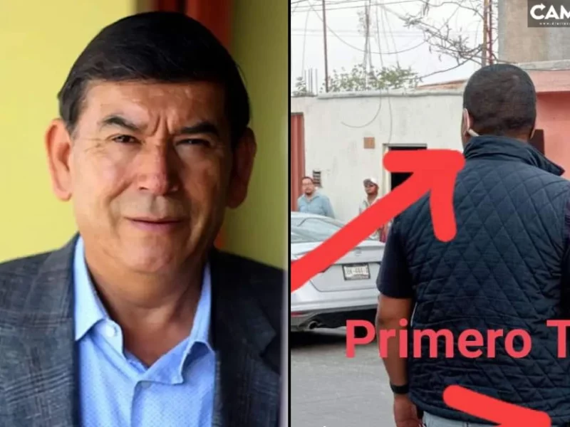 ¿No qué no! Pedro Tepole acude con guardaespaldas a eventos de campaña en Tehuacán