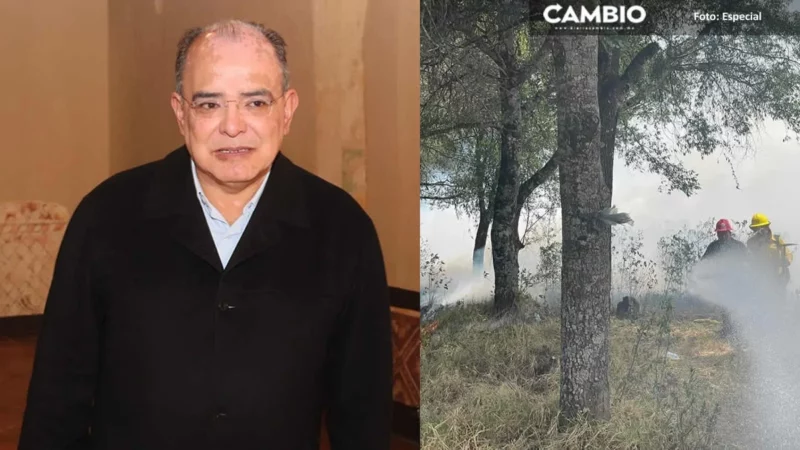 Habitantes acusan a Pepe Márquez de ignorar incendio forestal en Zacatlán