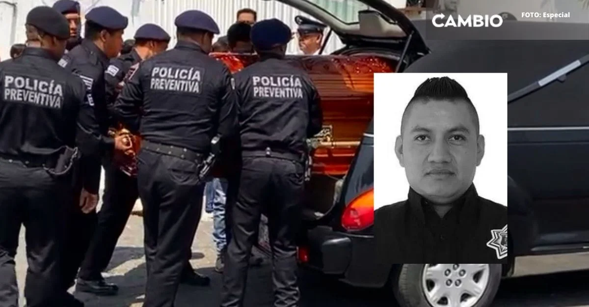 Despiden con honores a Manuel Cortés, policía de Atlixco caído tras asalto